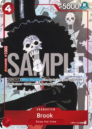 Brook - OP01-022 (Alternate Art) (OP01-022) - [One Piece Promotion Cards] Foil