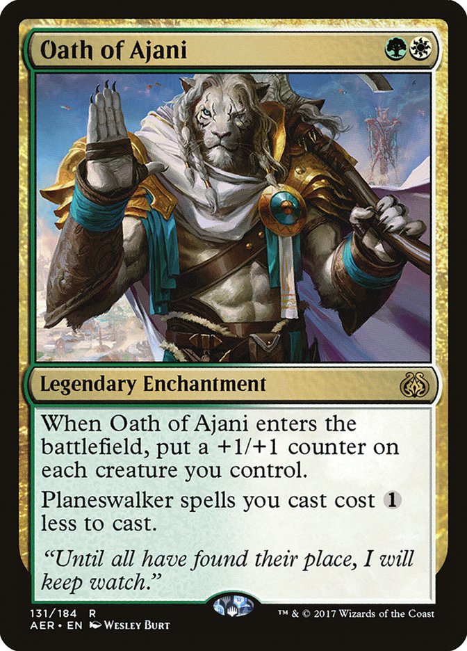 Oath of Ajani [Aether Revolt] Foil