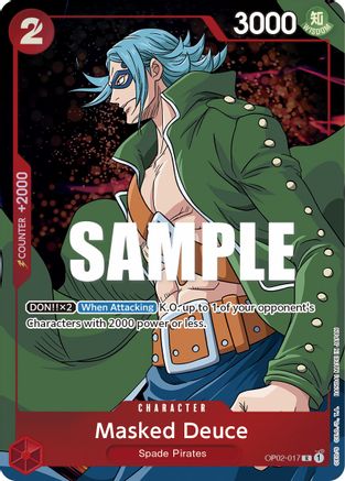 Masked Deuce (Alternate Art) (OP02-017) - [Paramount War] Foil