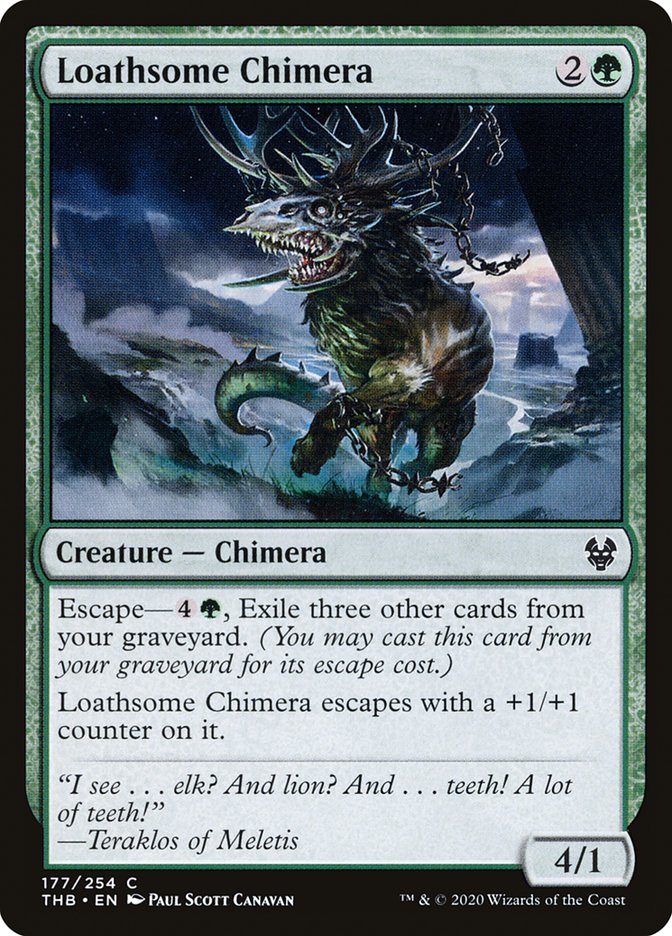 Loathsome Chimera [Theros Beyond Death] Foil