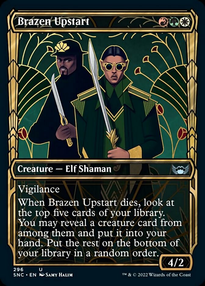 Brazen Upstart (Showcase Golden Age) [Streets of New Capenna] Foil