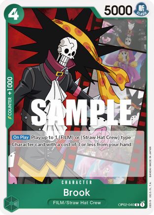 Brook (OP02-040) - [Paramount War] Foil
