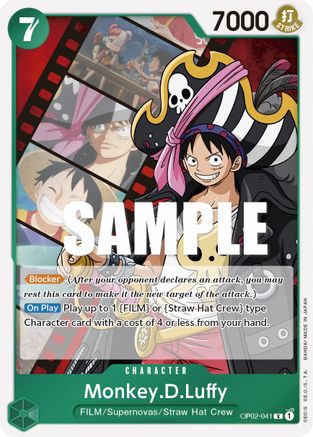 Monkey.D.Luffy (041) (OP02-041) - [Paramount War]