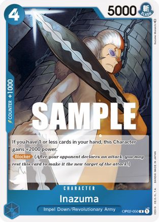 Inazuma (OP02-050) - [Paramount War] Foil