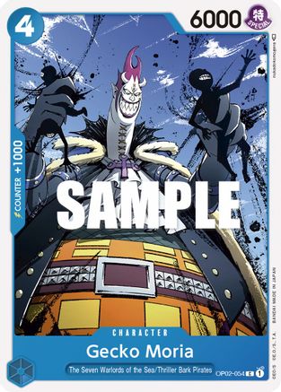 Gecko Moria (OP02-054) - [Paramount War]