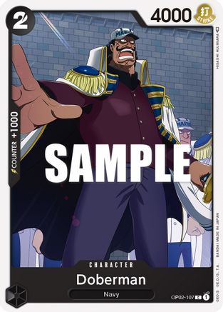 Doberman (OP02-107) - [Paramount War]