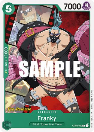 Franky (OP02-039) - [Paramount War Pre-Release Cards]