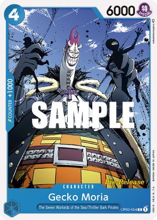 Gecko Moria (OP02-054) - [Paramount War Pre-Release Cards]