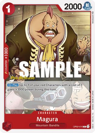 Magura (OP02-016) - [Paramount War Pre-Release Cards]