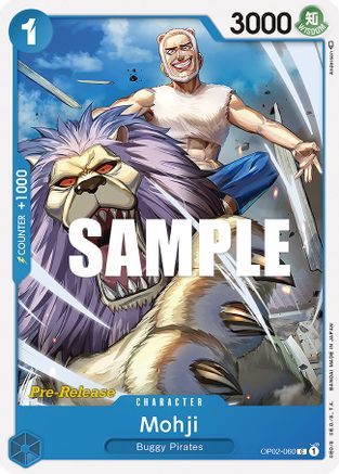 Mohji (OP02-060) - [Paramount War Pre-Release Cards]