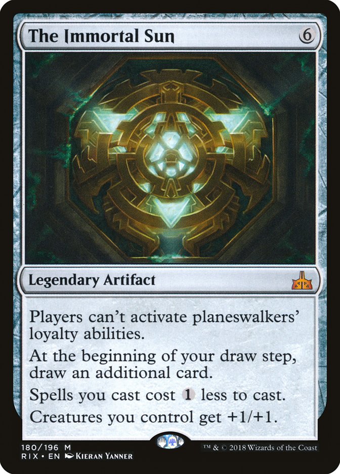 The Immortal Sun [Rivals of Ixalan] Foil