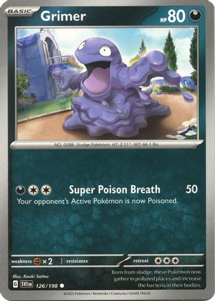 Grimer (126/198) [Scarlet & Violet: Base Set] Reverse Holofoil