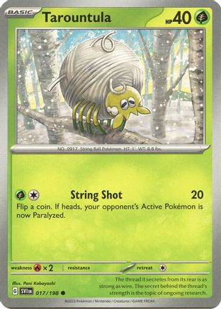 Tarountula (017/198) [Scarlet & Violet: Base Set] Reverse Holofoil