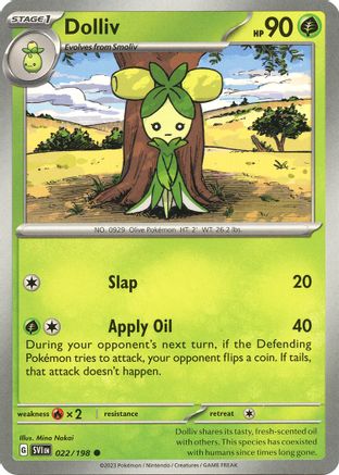 Dolliv (022/198) [Scarlet & Violet: Base Set] Reverse Holofoil