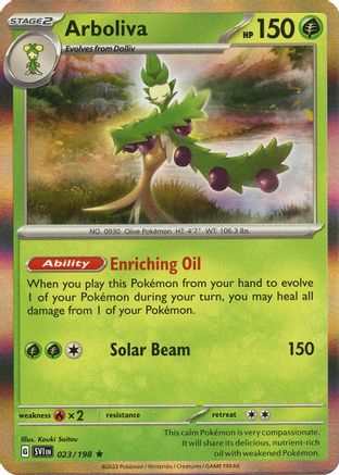 Arboliva (023/198) [Scarlet & Violet: Base Set] Reverse Holofoil
