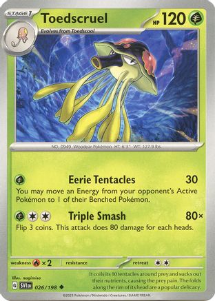 Toedscruel (026/198) [Scarlet & Violet: Base Set] Reverse Holofoil