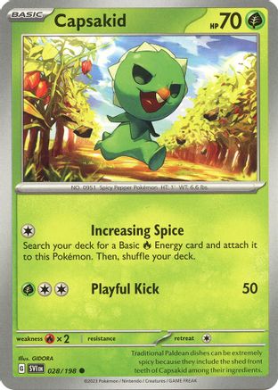 Capsakid (028/198) [Scarlet & Violet: Base Set] Reverse Holofoil