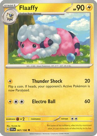 Flaaffy (067/198) [Scarlet & Violet: Base Set] Reverse Holofoil