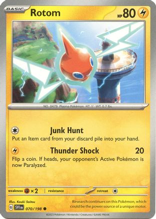 Rotom (070/198) [Scarlet & Violet: Base Set] Reverse Holofoil