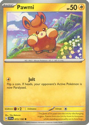 Pawmi (073/198) [Scarlet & Violet: Base Set] Reverse Holofoil