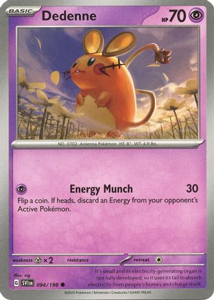 Dedenne (094/198) [Scarlet & Violet: Base Set] Reverse Holofoil