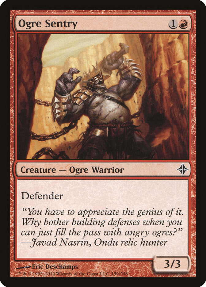 Ogre Sentry [Rise of the Eldrazi] Foil