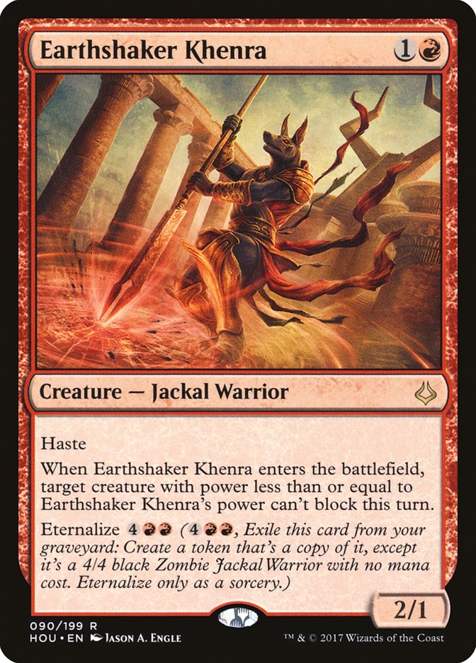 Earthshaker Khenra [Hour of Devastation] Foil