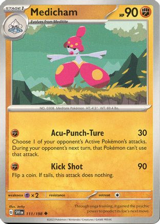 Medicham (111/198) [Scarlet & Violet: Base Set] Reverse Holofoil