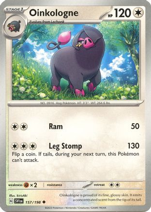 Oinkologne (157/198) [Scarlet & Violet: Base Set] Reverse Holofoil