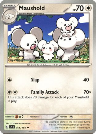 Maushold (161/198) [Scarlet & Violet: Base Set] Reverse Holofoil