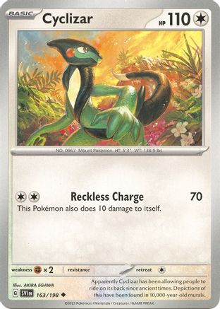Cyclizar (163/198) [Scarlet & Violet: Base Set] Reverse Holofoil
