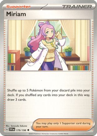 Miriam (179/198) [Scarlet & Violet: Base Set] Reverse Holofoil