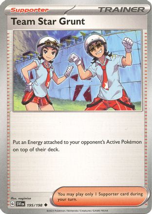 Team Star Grunt (195/198) [Scarlet & Violet: Base Set] Reverse Holofoil