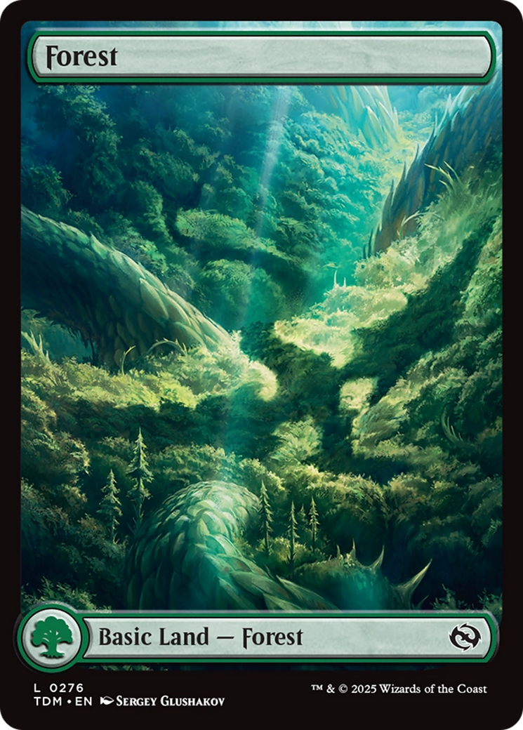 Forest (0276) [Tarkir: Dragonstorm] Foil