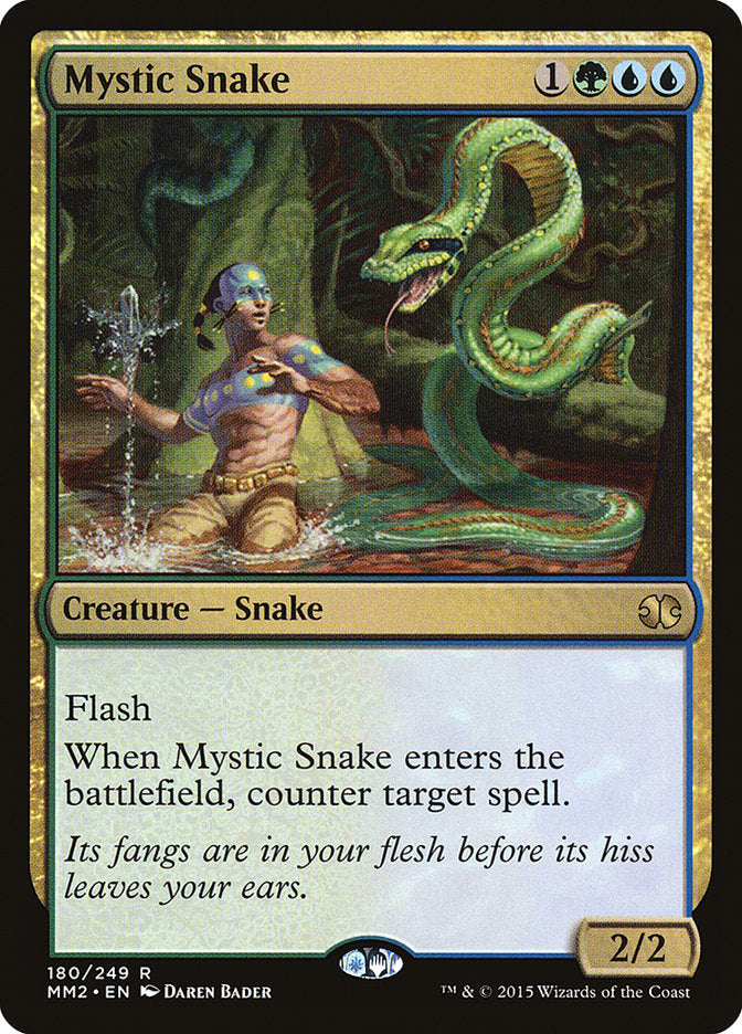 Mystic Snake [Modern Masters 2015] Foil