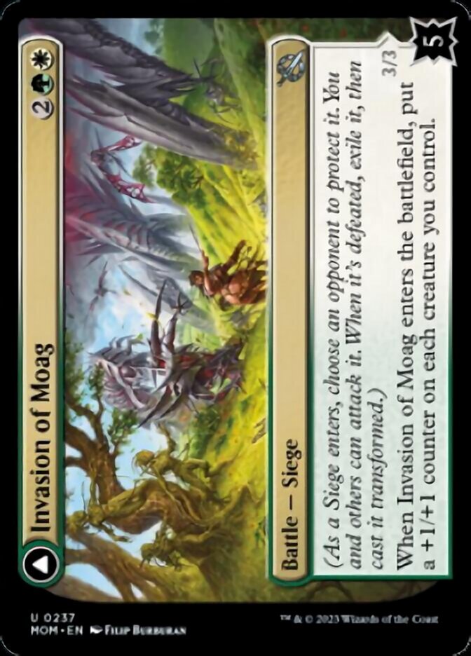 Invasion of Moag // Bloomweaver Dryads [March of the Machine] Foil