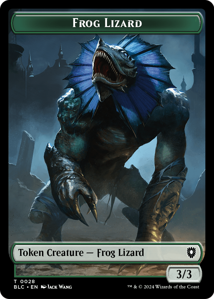 Frog Lizard  [Bloomburrow Commander Tokens]