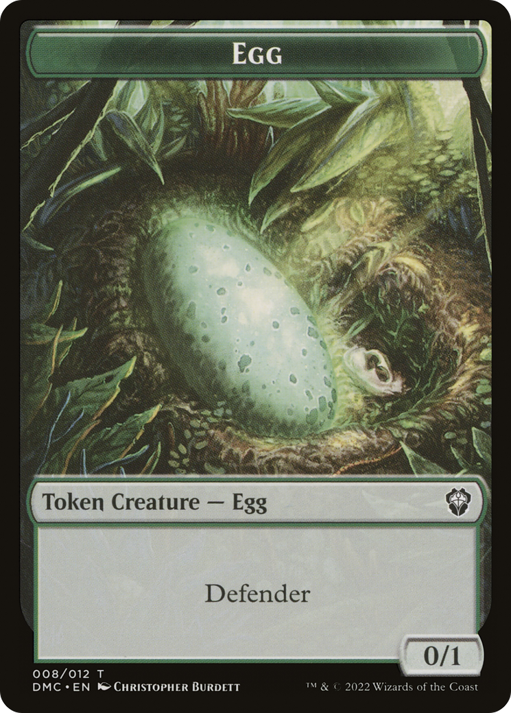 Egg  [Dominaria United Commander Tokens]