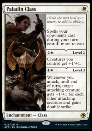 Paladin Class (Promo Pack) [Dungeons & Dragons: Adventures in the Forgotten Realms Promos] Foil
