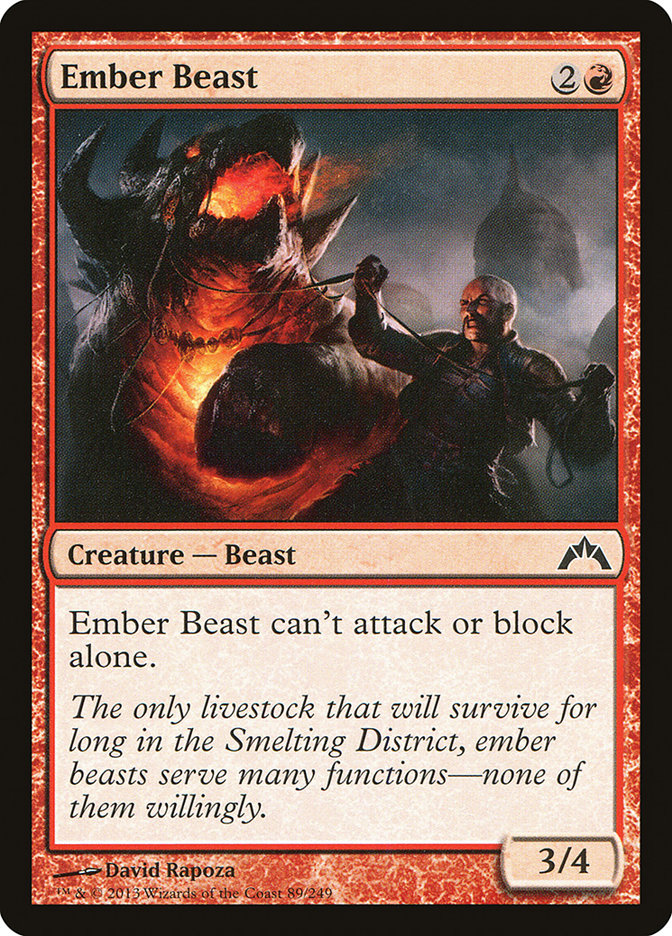 Ember Beast [Gatecrash] Foil