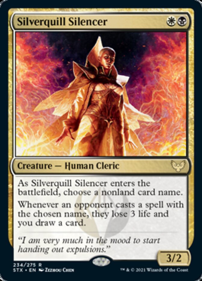 Silverquill Silencer [Strixhaven: School of Mages] Foil