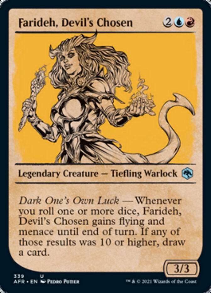 Farideh, Devil's Chosen (Showcase) [Dungeons & Dragons: Adventures in the Forgotten Realms] Foil -1