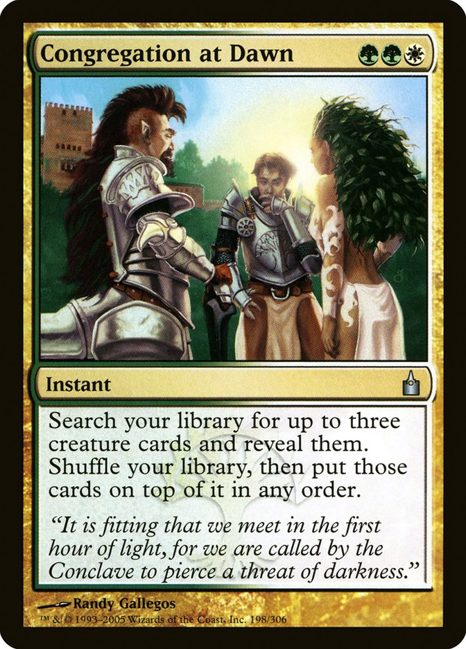 Congregation at Dawn [Ravnica: City of Guilds] Foil