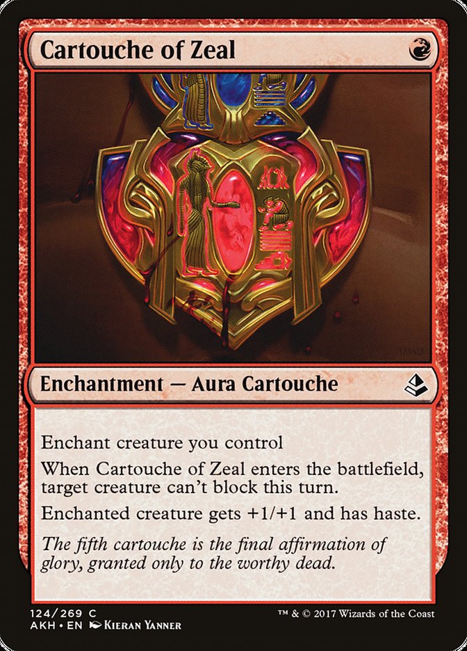 Cartouche of Zeal [Amonkhet] Foil