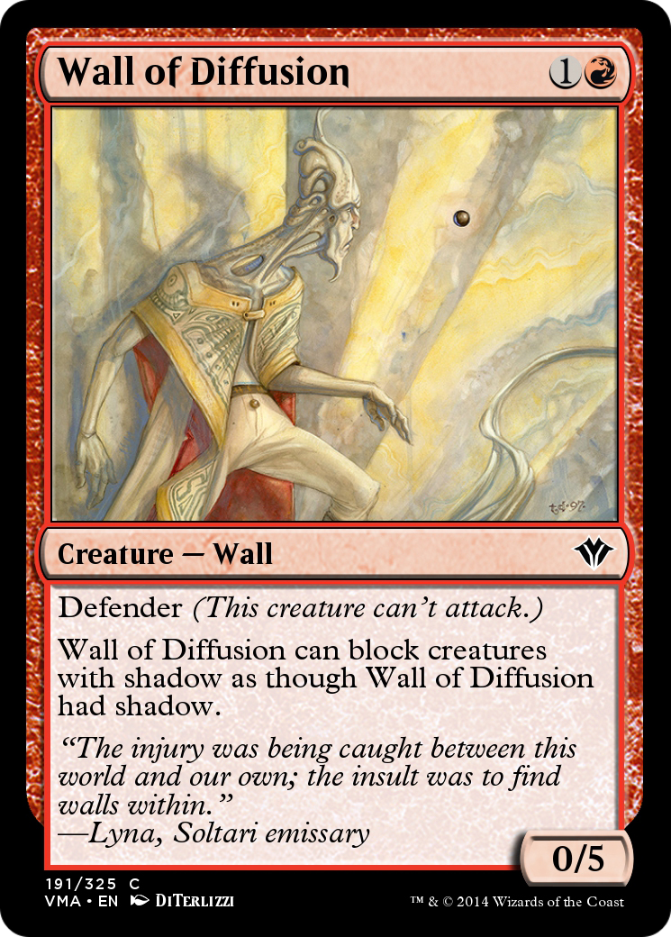 Wall of Diffusion  [Vintage Masters] Foil