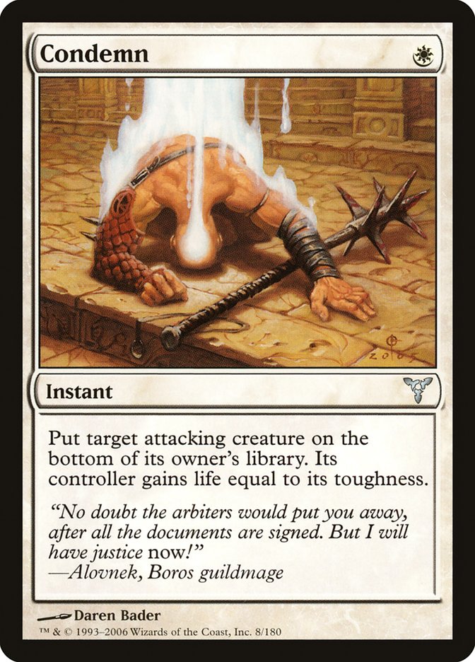 Condemn [Dissension] Foil
