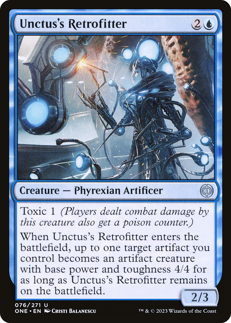 Unctus's Retrofitter [Phyrexia: All Will Be One] Foil