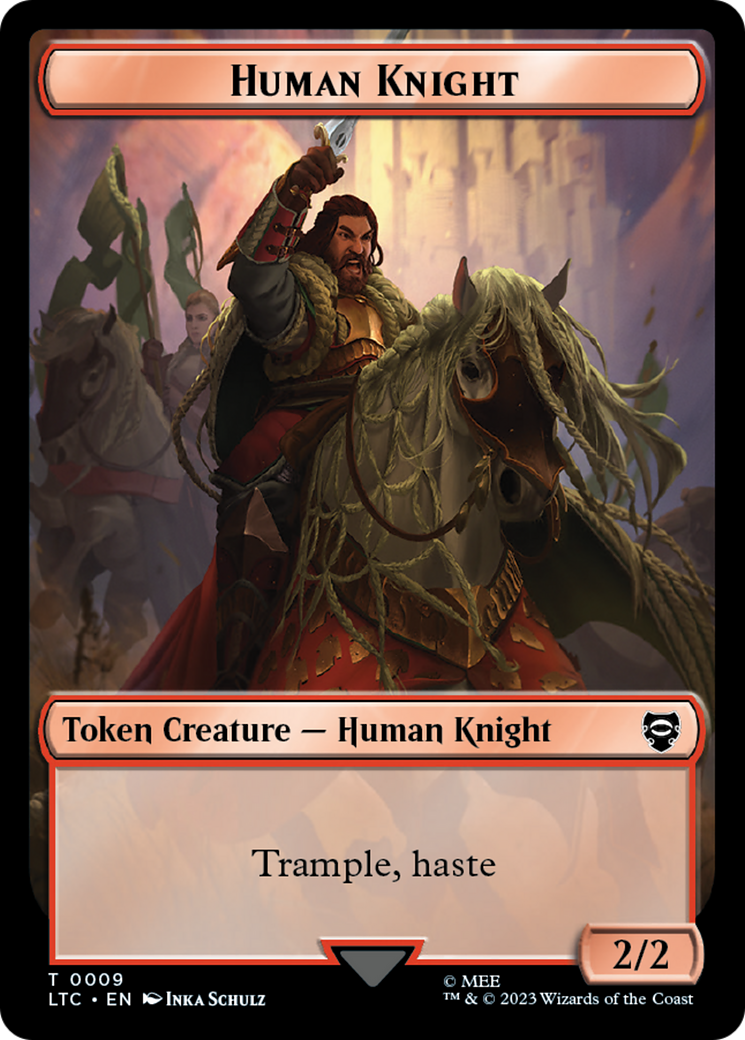 Human Knight  [Tales of Middle-earth Commander Tokens]