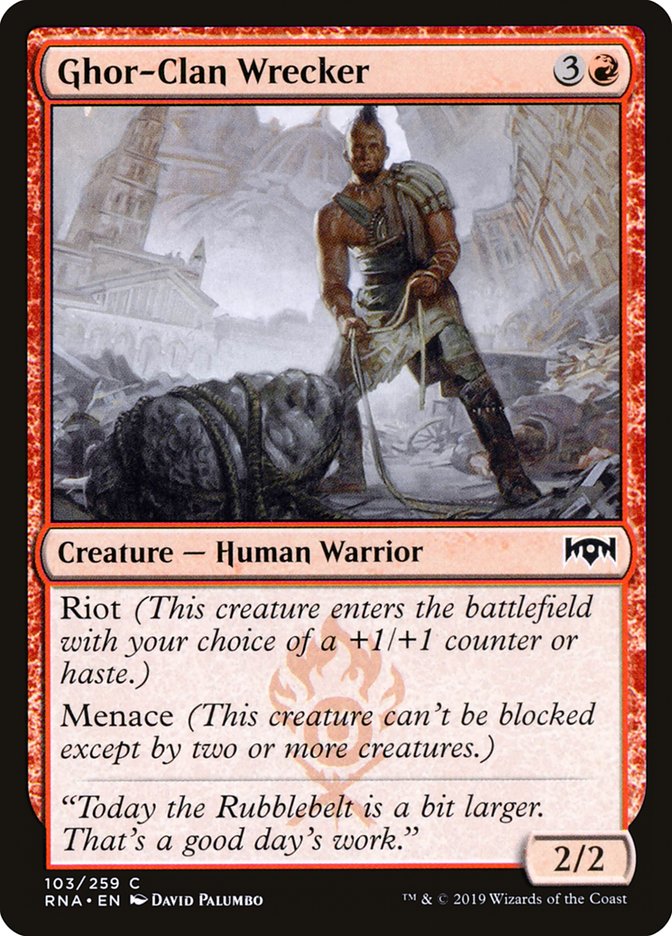 Ghor-Clan Wrecker [Ravnica Allegiance] Foil