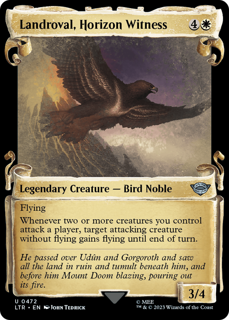 Landroval, Horizon Witness [The Lord of the Rings: Tales of Middle-Earth Showcase Scrolls] Foil